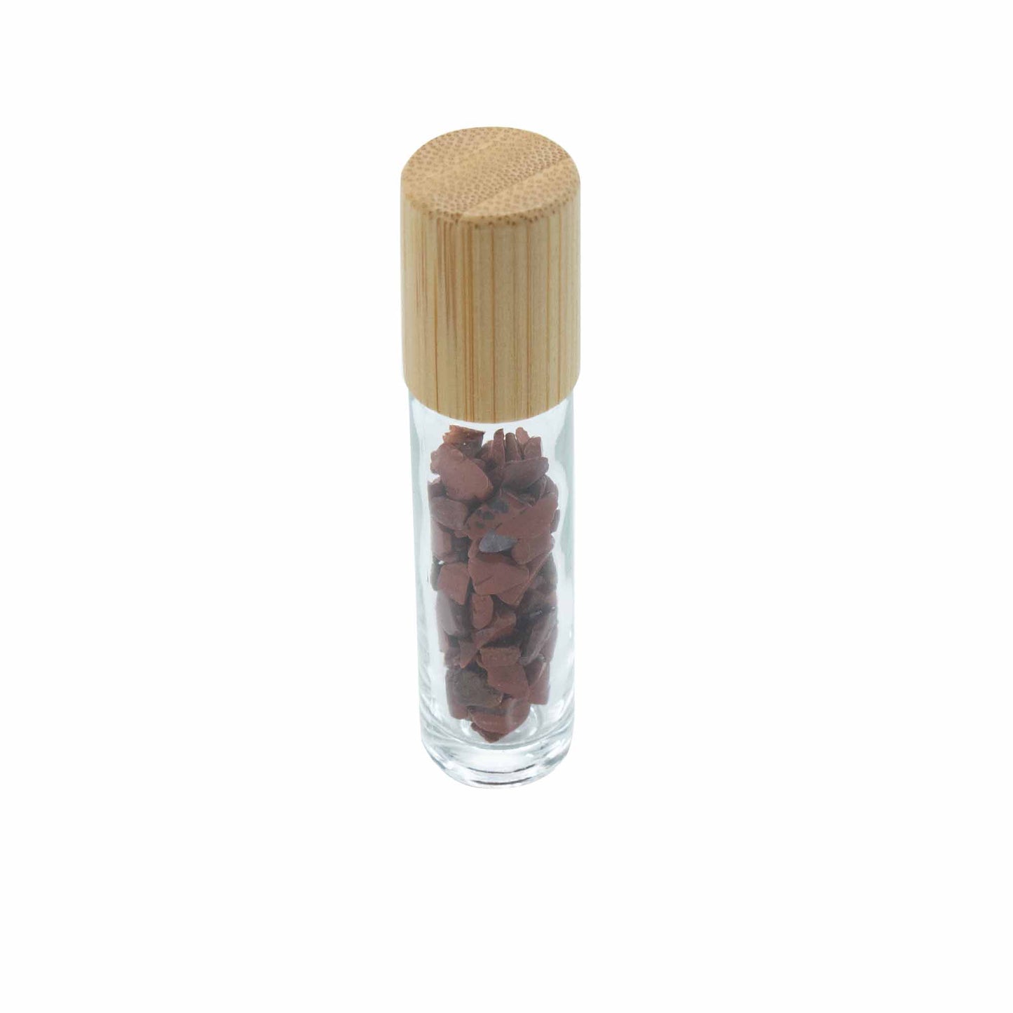 Crystal Essential Oil Roller Bottle - Red Jasper