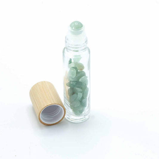 Crystal Essential Oil Roller Bottle - Green Aventurine