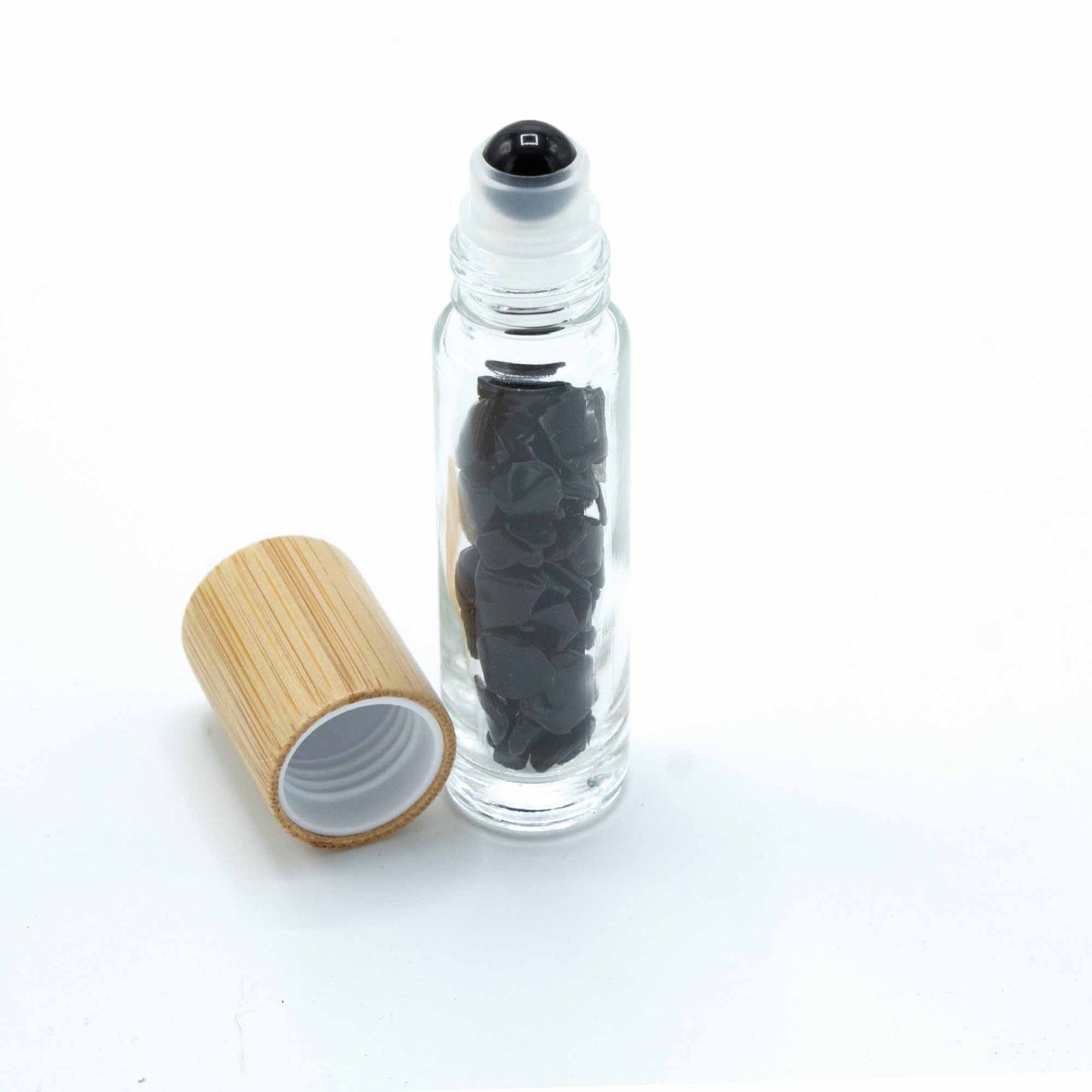 Crystal Essential Oil Roller Bottle - Black Toumaline