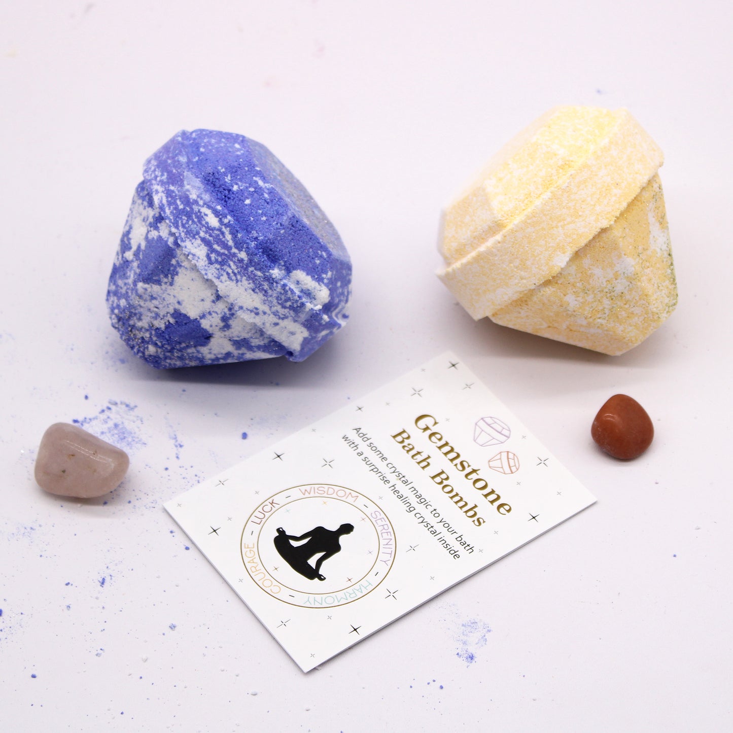 Hidden Gemstone Bath Bomb - Mistress Fragrance (Yellow)