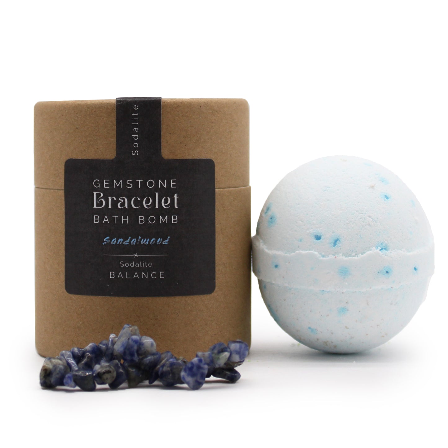 Sodalite Crystal Bracelet Bath Bomb