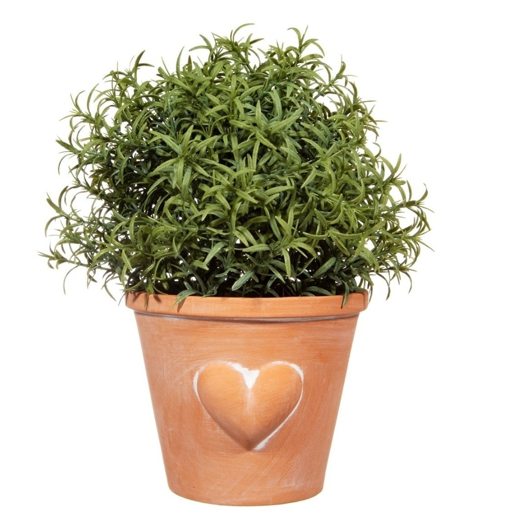 Terracotta Heart Planter