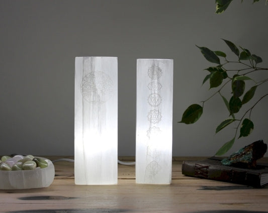 Selenite Lamps