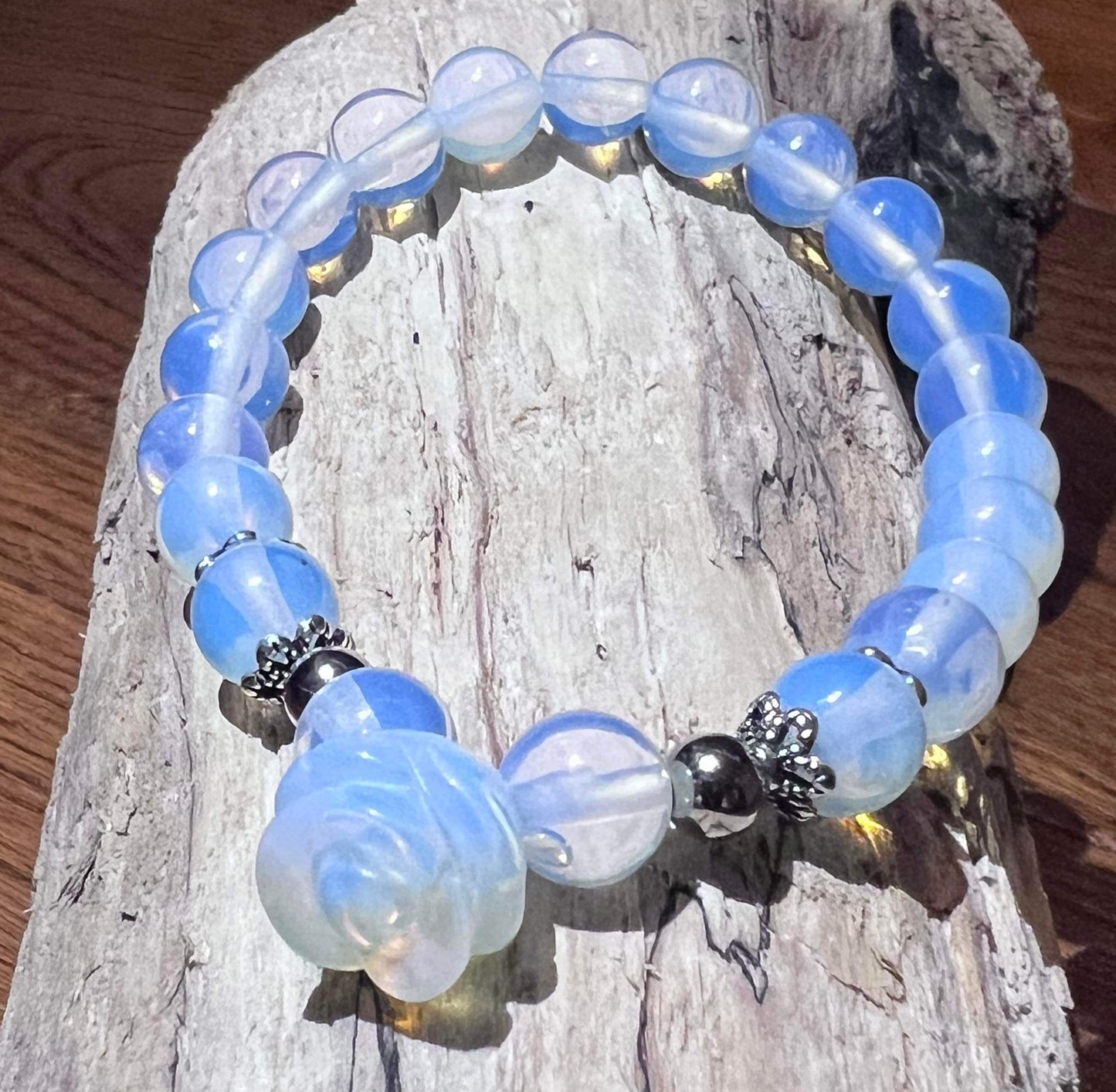 Opalite Rose Bracelet