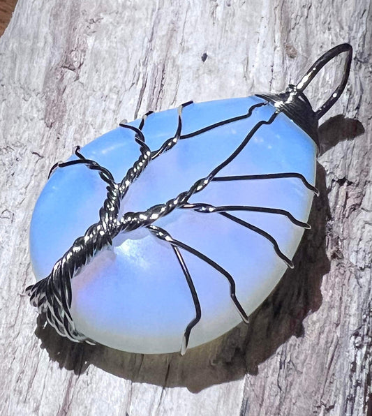 Opalite Tree Of Life Necklace