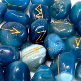 Indian Crystal Rune Stone Sets