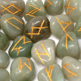 Indian Crystal Rune Stone Sets