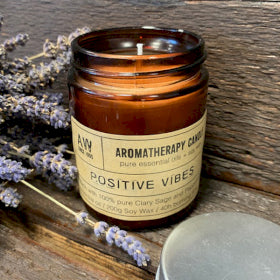 Aromatherapy Soy Wax Candle - Positive Vibes