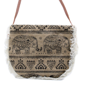 Elephant Fringe Bag