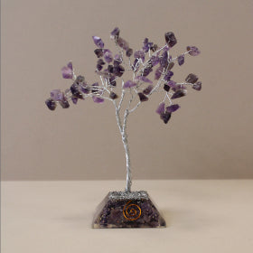 Gemstone Trees With Orgonite Base