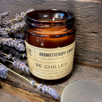 Aromatherapy Soy Wax Candle - Be Chilled