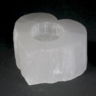 Selenite Tea Light Holder