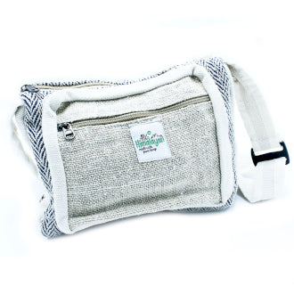 Natural Hemp And Cotton Messenger Bag