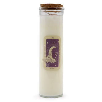 Crystal Chip Spell Candle - Love