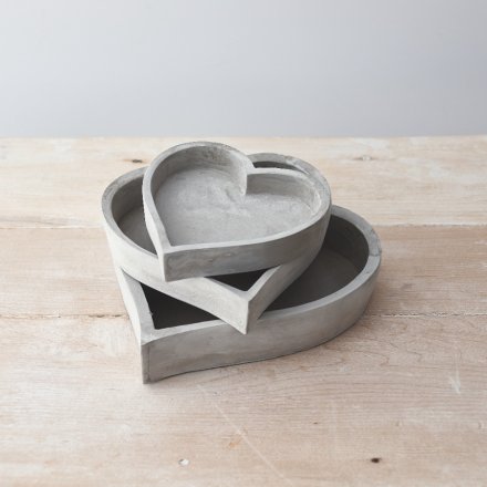 Heart Cement Trays