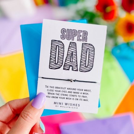 Super Dad Mini Wishes Wishsting Bracelet