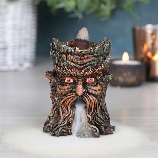 Green Man Backflow Incense Burner