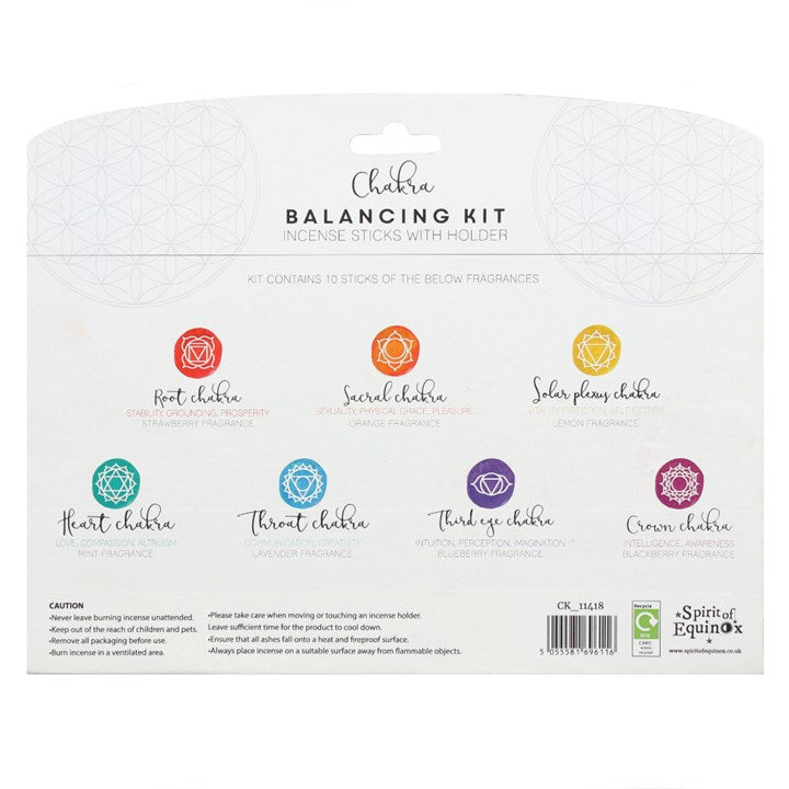 Chakra Balancing Incense Stick Set