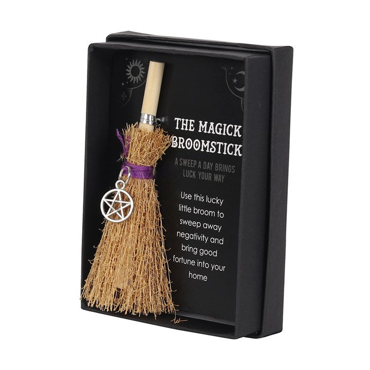 Mini Pentagram Magic Broomstick