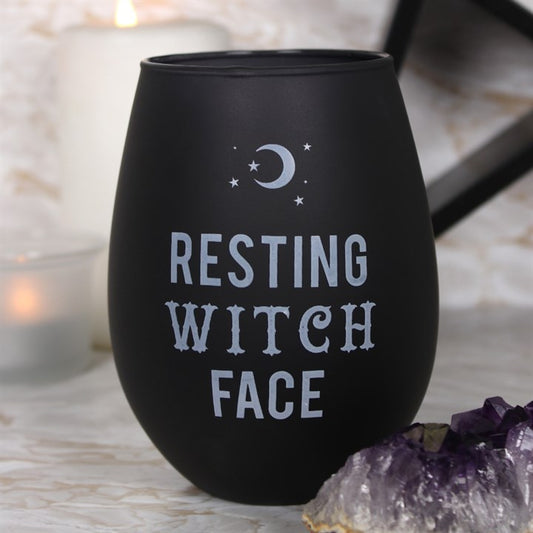 Resting Witch Face Glass