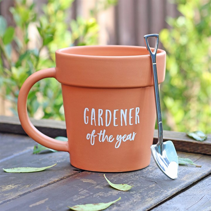 Gardener Of The Year Mug And Spoon Set