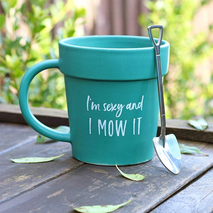 Gardeners Mug With Spoon Set