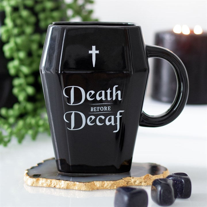 Death Before Decaf Mug