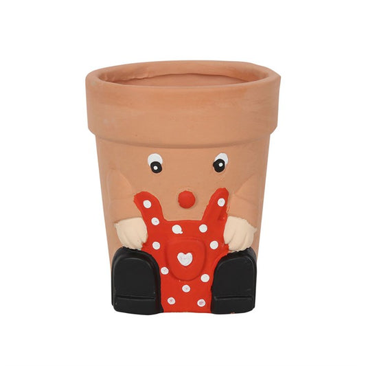 Red Lady Terracotta Plant Pot