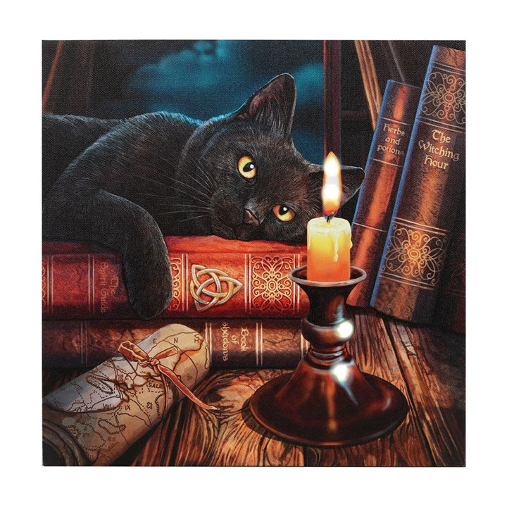 The Witching Hour Light Up Canvas Plaque