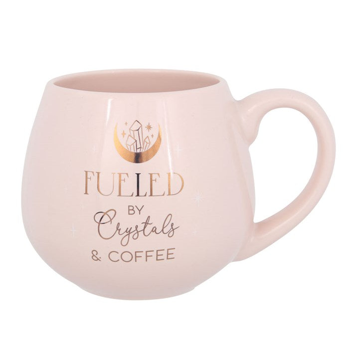 Crystals & Coffee Rounded Mug