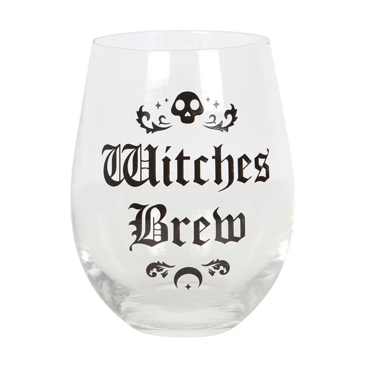 Wiches Brew stemless wine glass