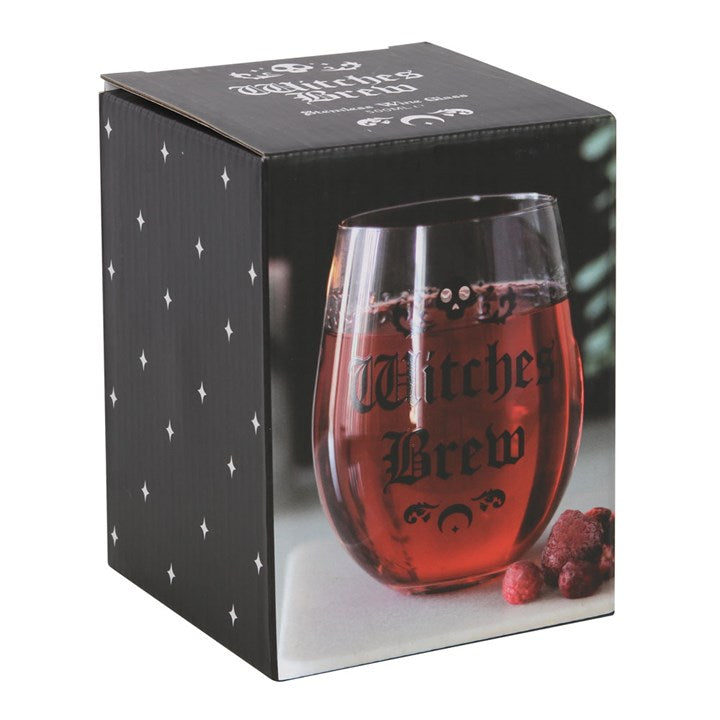 Wiches Brew stemless wine glass