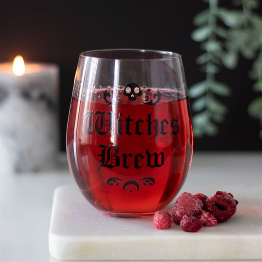 Wiches Brew stemless wine glass