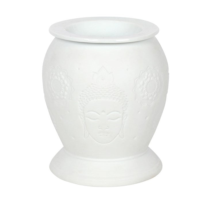 White Ceramic Buddha Electric Burner