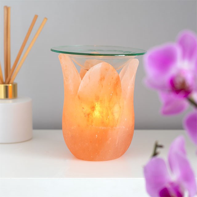 Tulip Shaped Himalayan Salt Burner