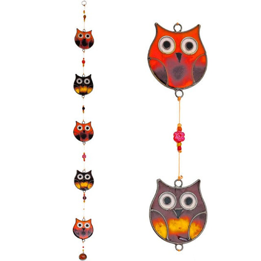 String Of Owls Suncatcher