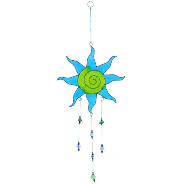 Blue Green Sun Suncatcher