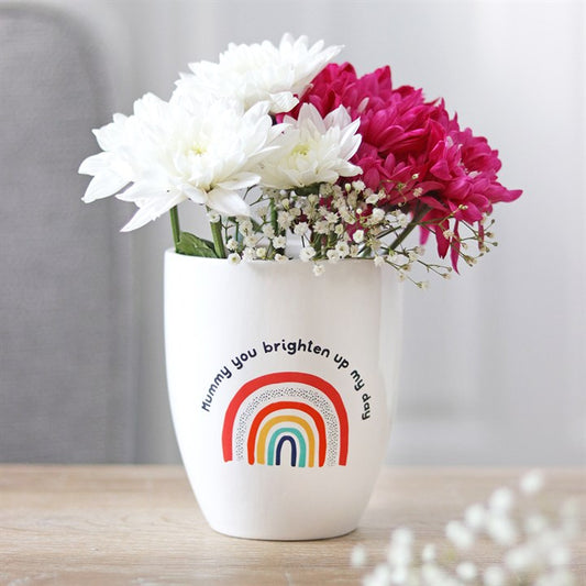 Sunny Mummy Ceramic Rainbow Plant Pot