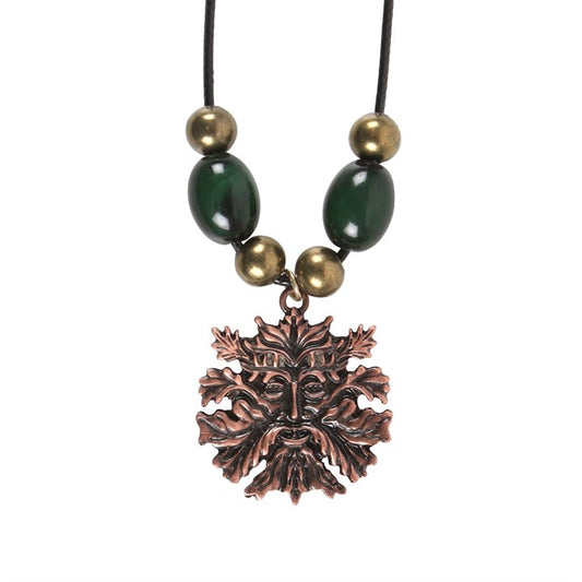 Green Man Necklace