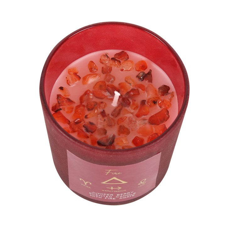 Elements Crystal Chip Candle - Fire