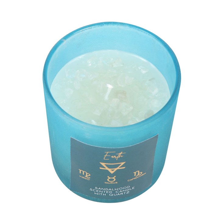 Elements Crystal Chip Candle - Water