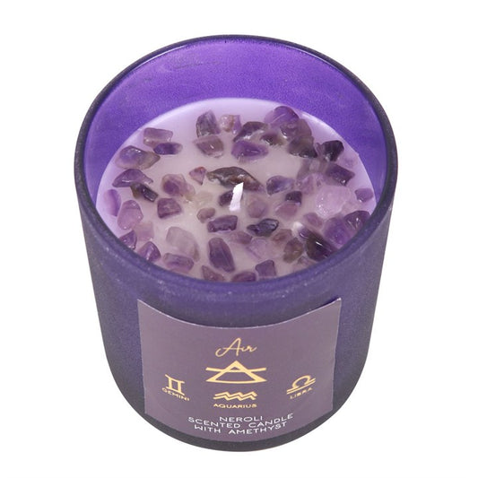 Elements Crystal Chip Candle - Air