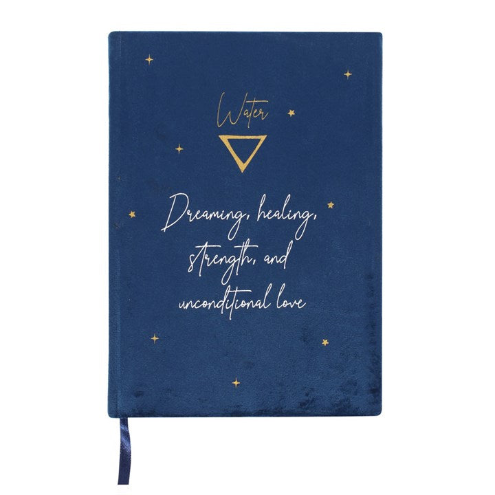 Water Element A5 Velvet Notebook