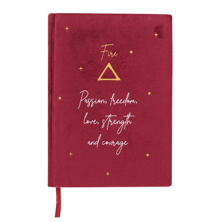 Fire Element A5 Velvet Notebook