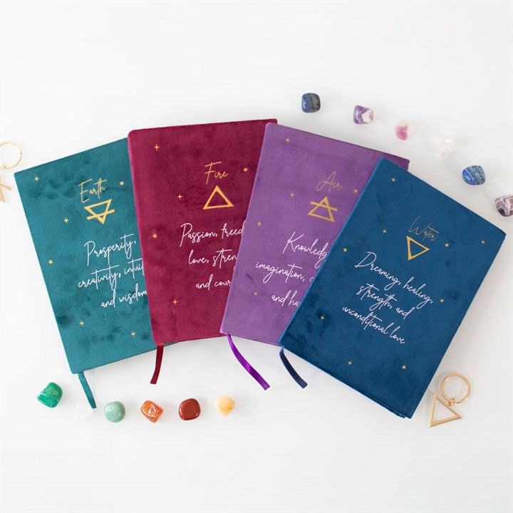 Water Element A5 Velvet Notebook
