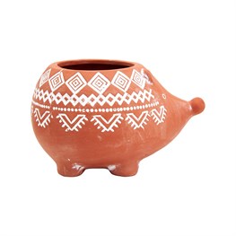 Terracotta Hedgehog Planter