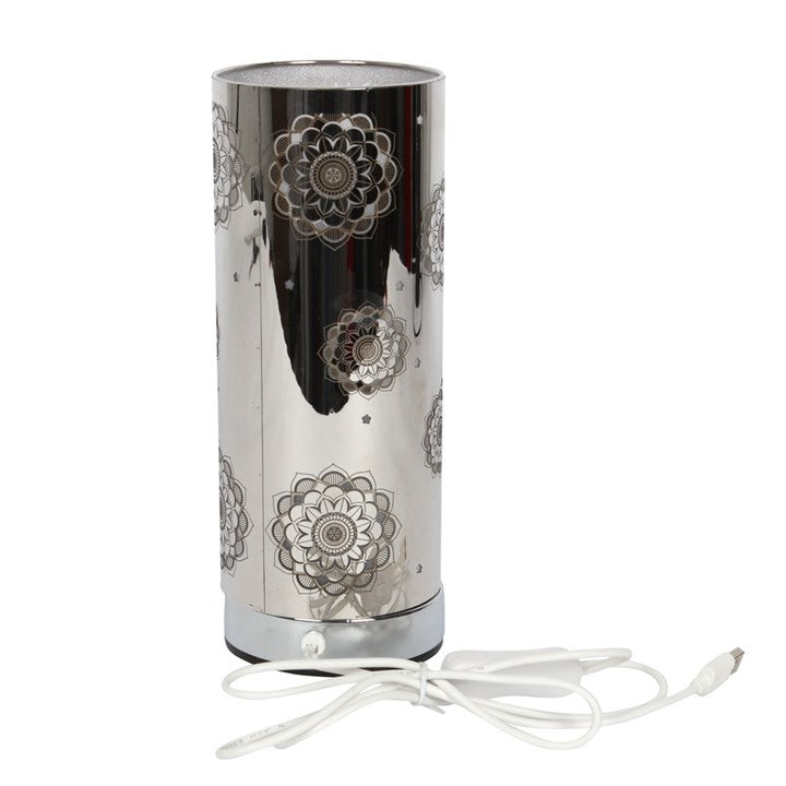 Silver Bhudda Mandala Electric Aroma Lamp