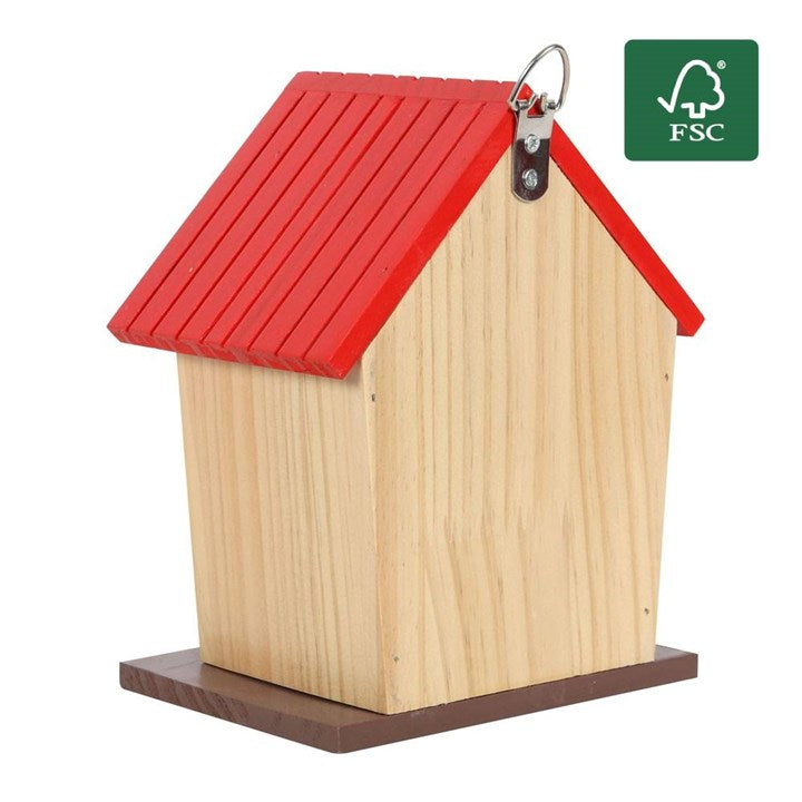 Garden Robin Wooden Bird House