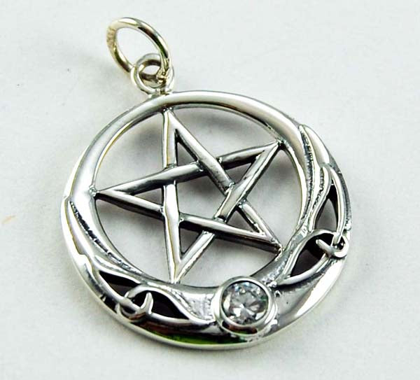 Sterling Silver Pentagram Pendant