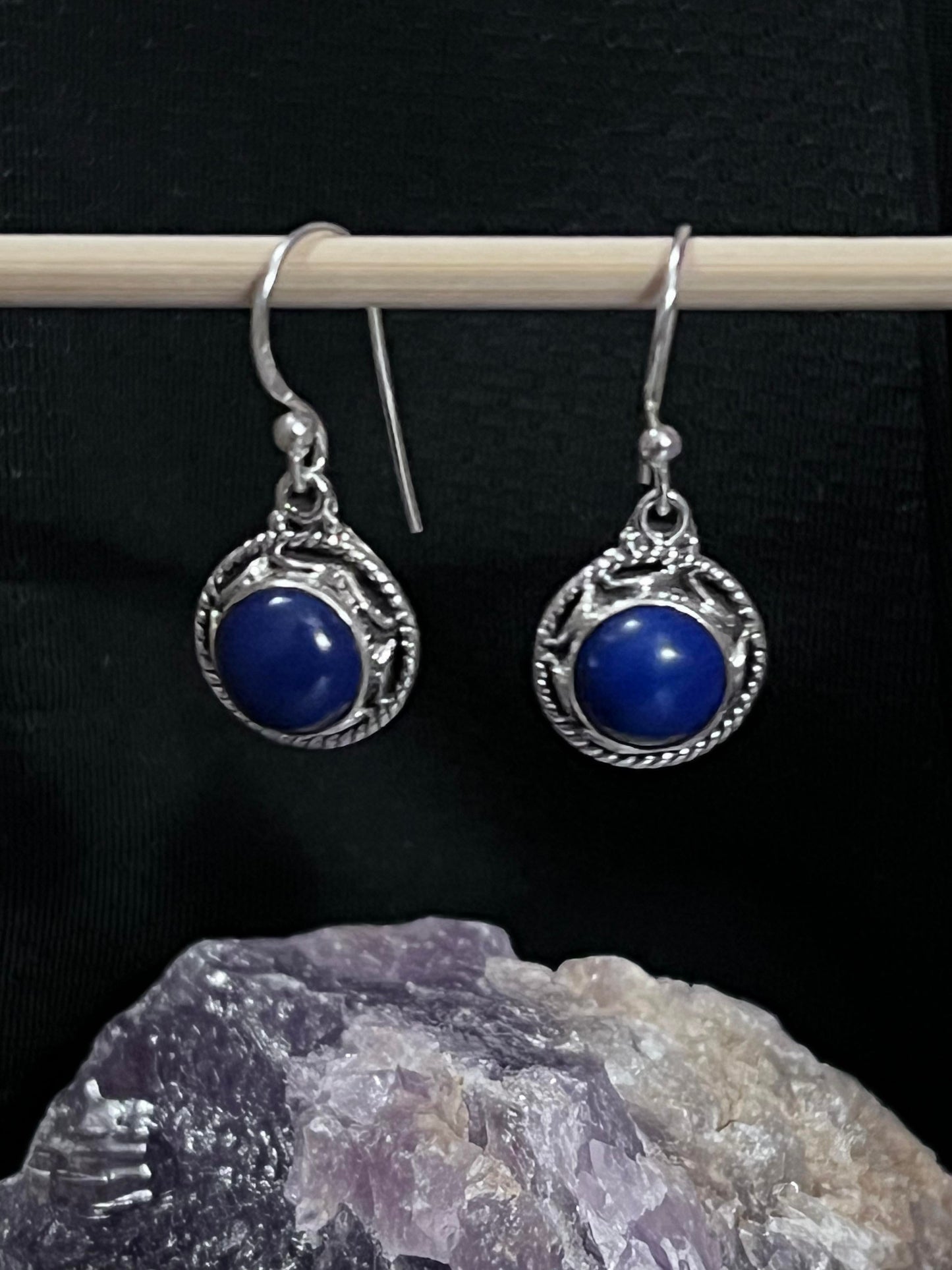 Lapis Lazuli Sterling Silver Earrings